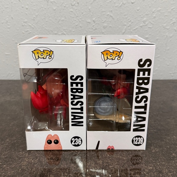 The Little Mermaid Sebastian Funko Pop Vinyl Figures - Picture 6 of 9